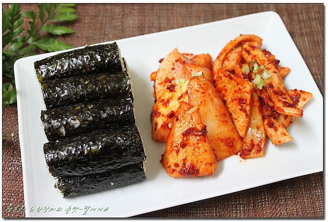 충무김밥 이미지