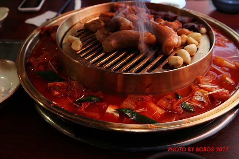 [분당맛집/야탑/방짜]특이한 불판에 찌개랑 양 대창이랑 같이 먹어 보자 .