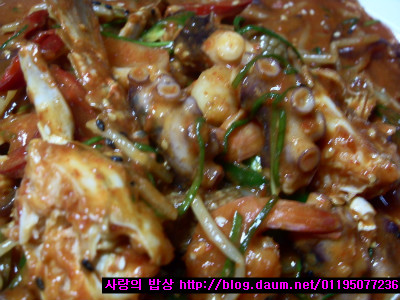 주말별미! 낙지볶음 만들려다 해물찜이 완성!>_