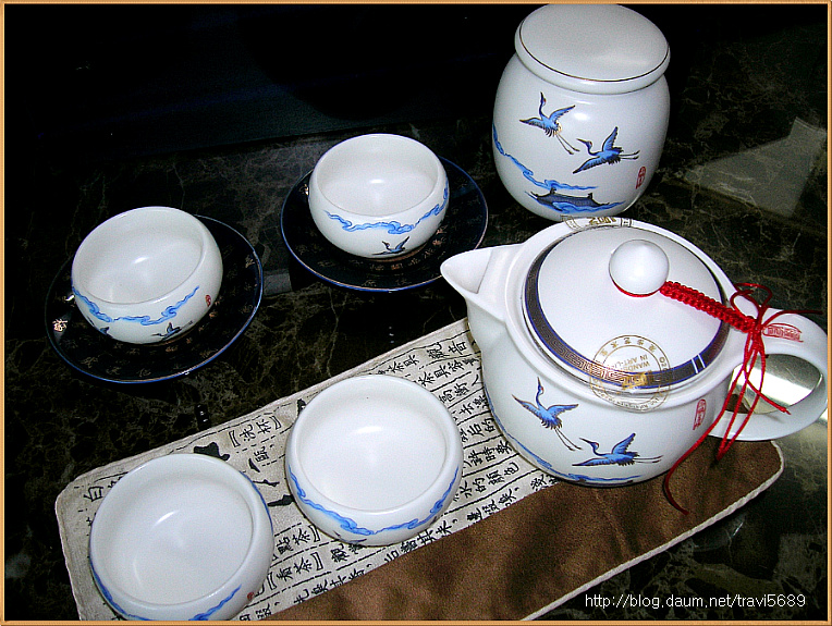선물받은 중국 다기 set