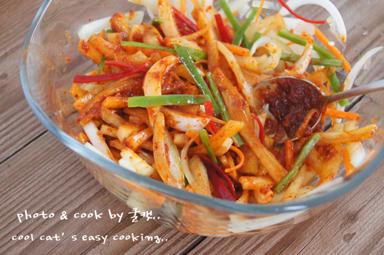 처치곤란 수박 껍질로 만드는 맛깔난 반찬4가지