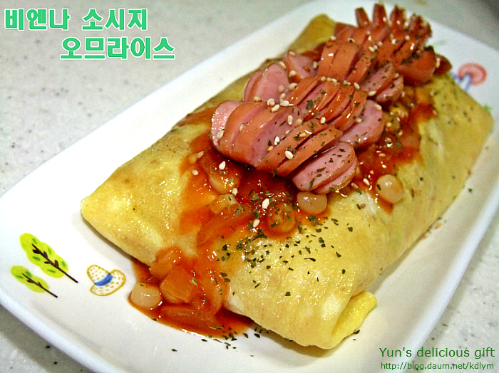 비엔나 소세지 오므라이스