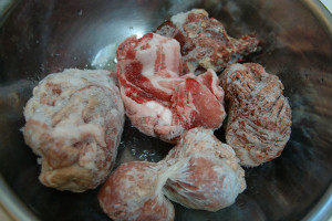 냉동실 고기 정리해서 만든 햄버거 스테이크 맛도 짱
