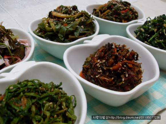 바쁜아침 반찬걱정은 끝! 6가지 환상의 봄나물 무침세트>_