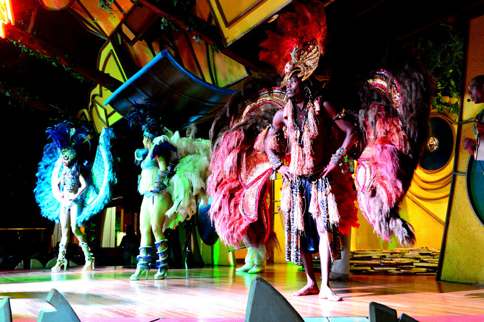 이과수에서 본 삼바 쇼 Rafain Churrascaria Show~