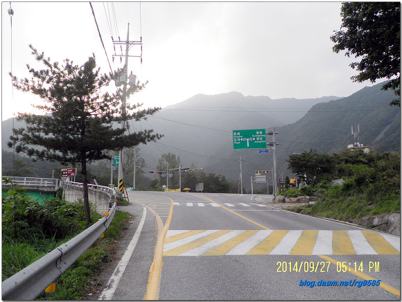 황병지맥5구간(불당골 - 상원산 - 옥갑산 - 옥갑산봉 - 아우라지)