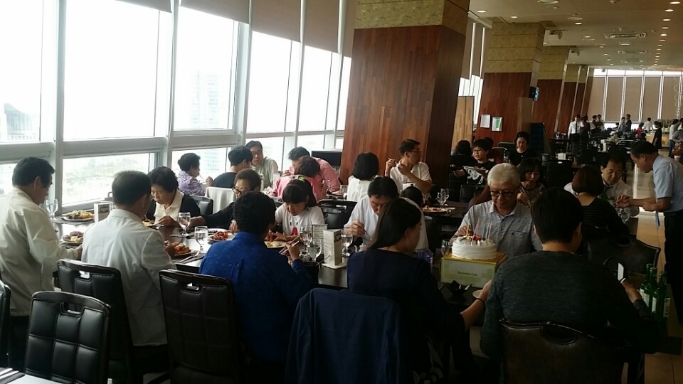 아버지 팔순생신날 오찬
