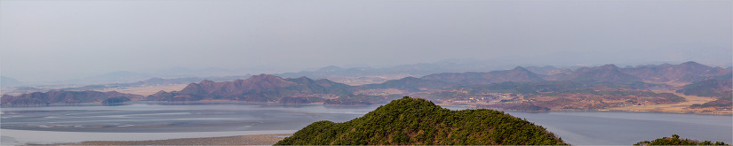 김포 문수산 조망도