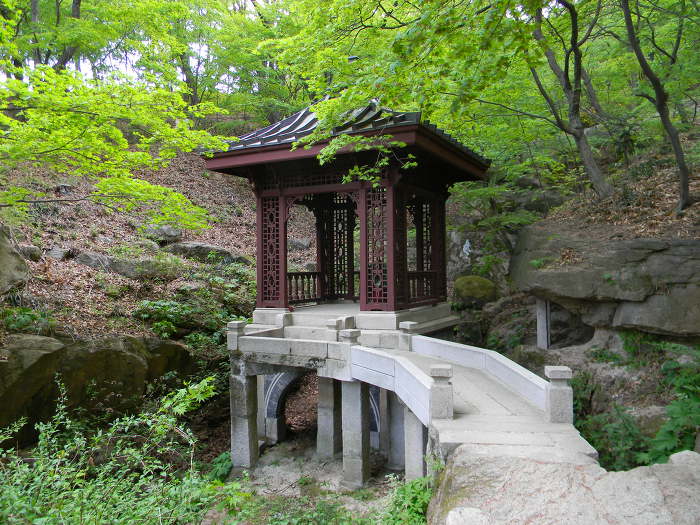 부암동 석파정 마무리 (별채, 북쪽 산책로, 소나무, 석파정, 경계벽 벽화)