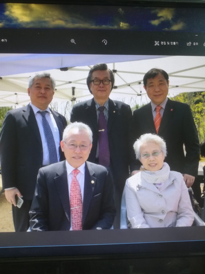 전주최씨 효자정려 봉헌전례 참석