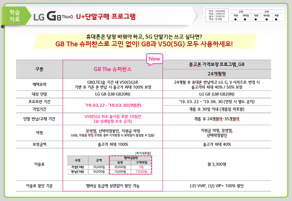 LG G8 출시