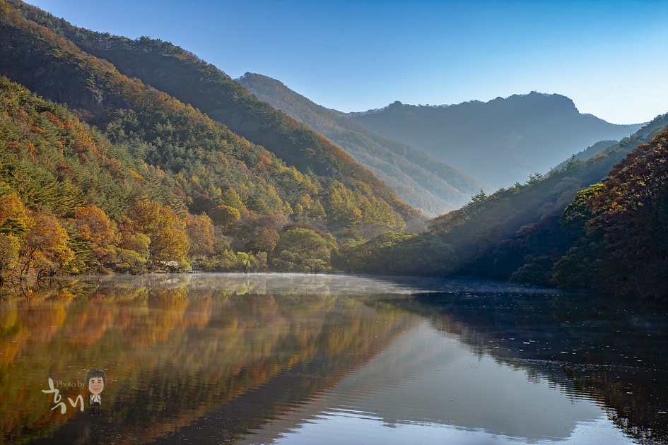 주산지의 가을