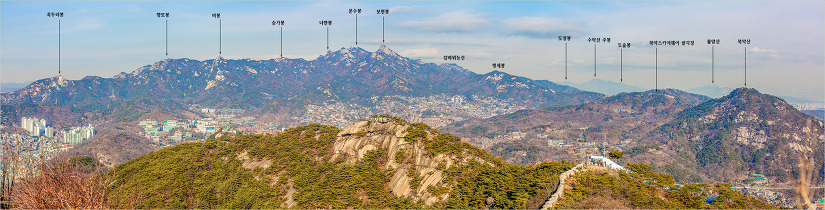 2018.12.25. 안산과 인왕산을 걷다