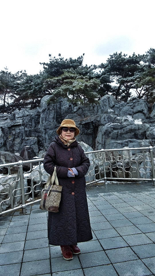 눈내린 일산호수공원