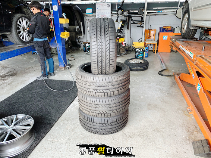 아우디 A6 3.0TDI - 굳이어 이글 F1 어시메트릭 255/40R19 임판 교체 후기 전주 광주 대전 타이어